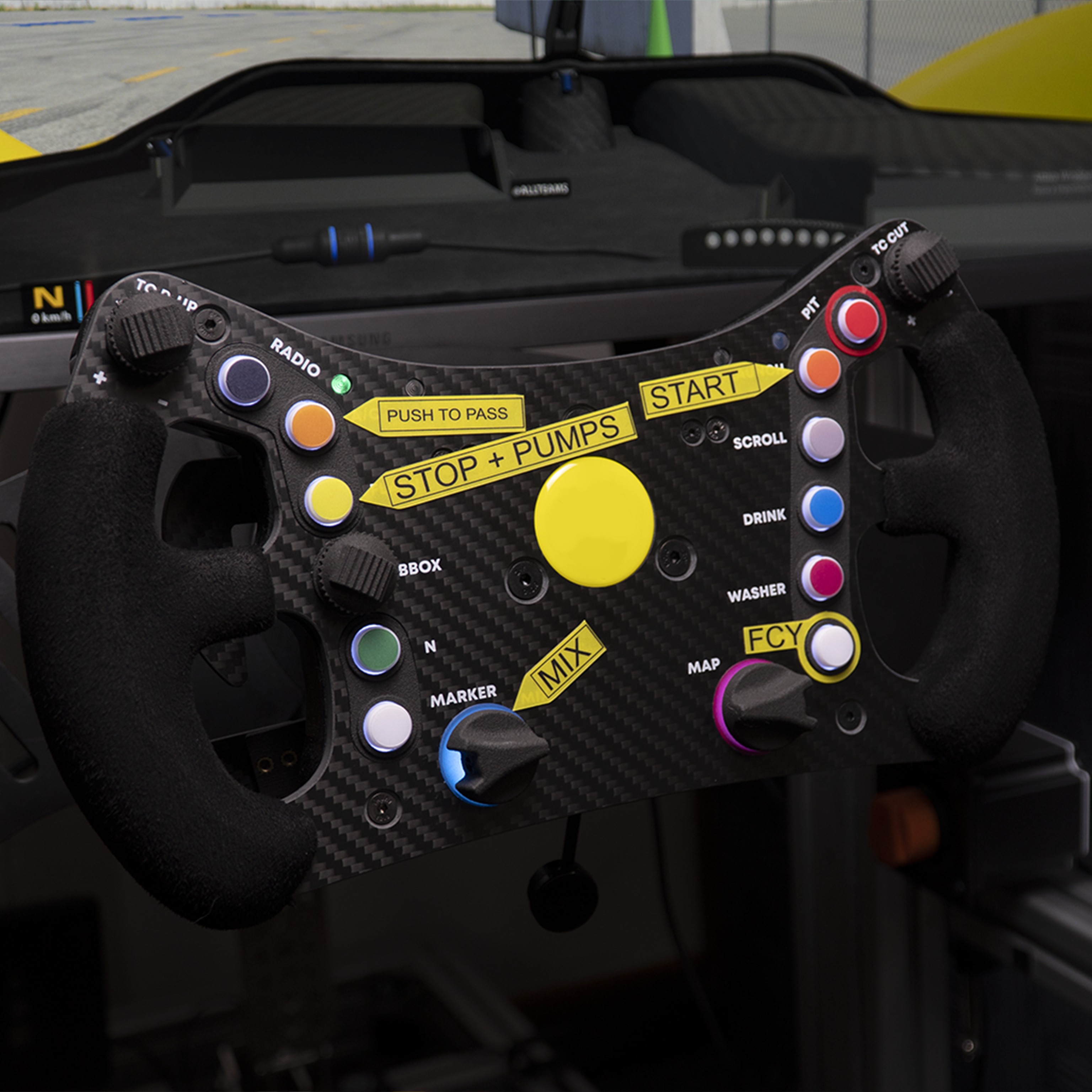 EQUUS 488 GT3 Replica Simracing steering wheel