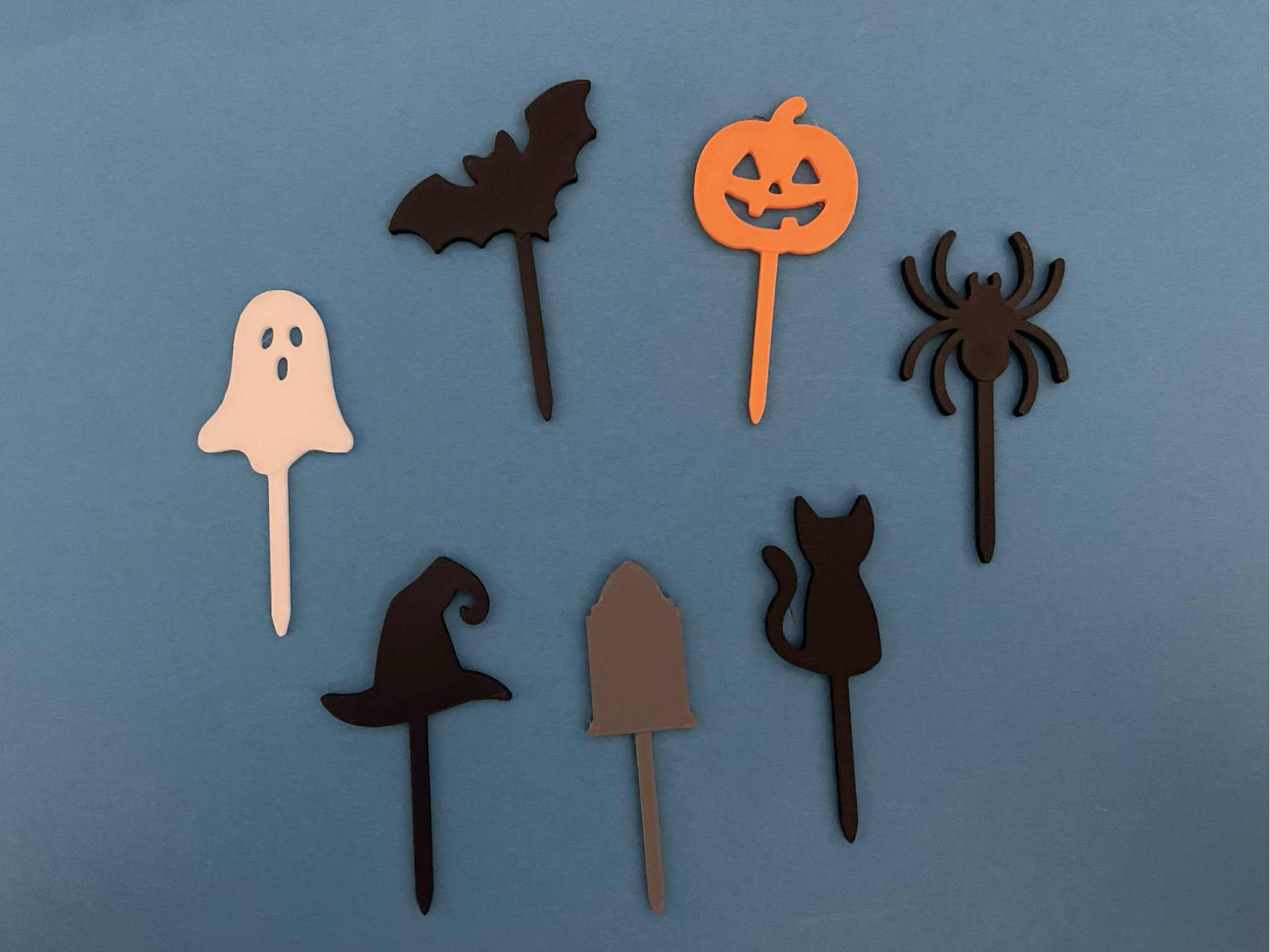 Halloween Cupcake Topper Set