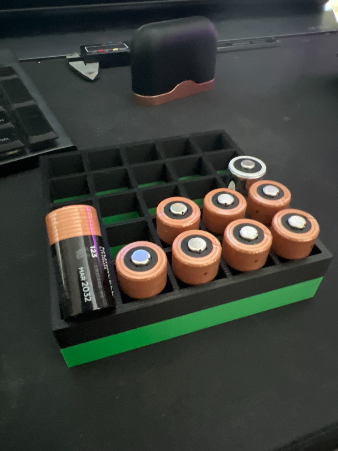 CR123A Square Battery Box (Holds 25)