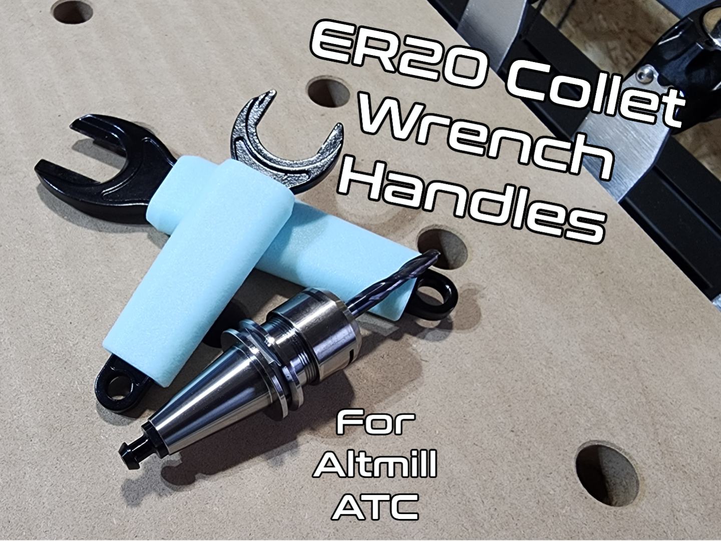 Altmill ATC ER20 Collet Wrench Soft Grip Handles
