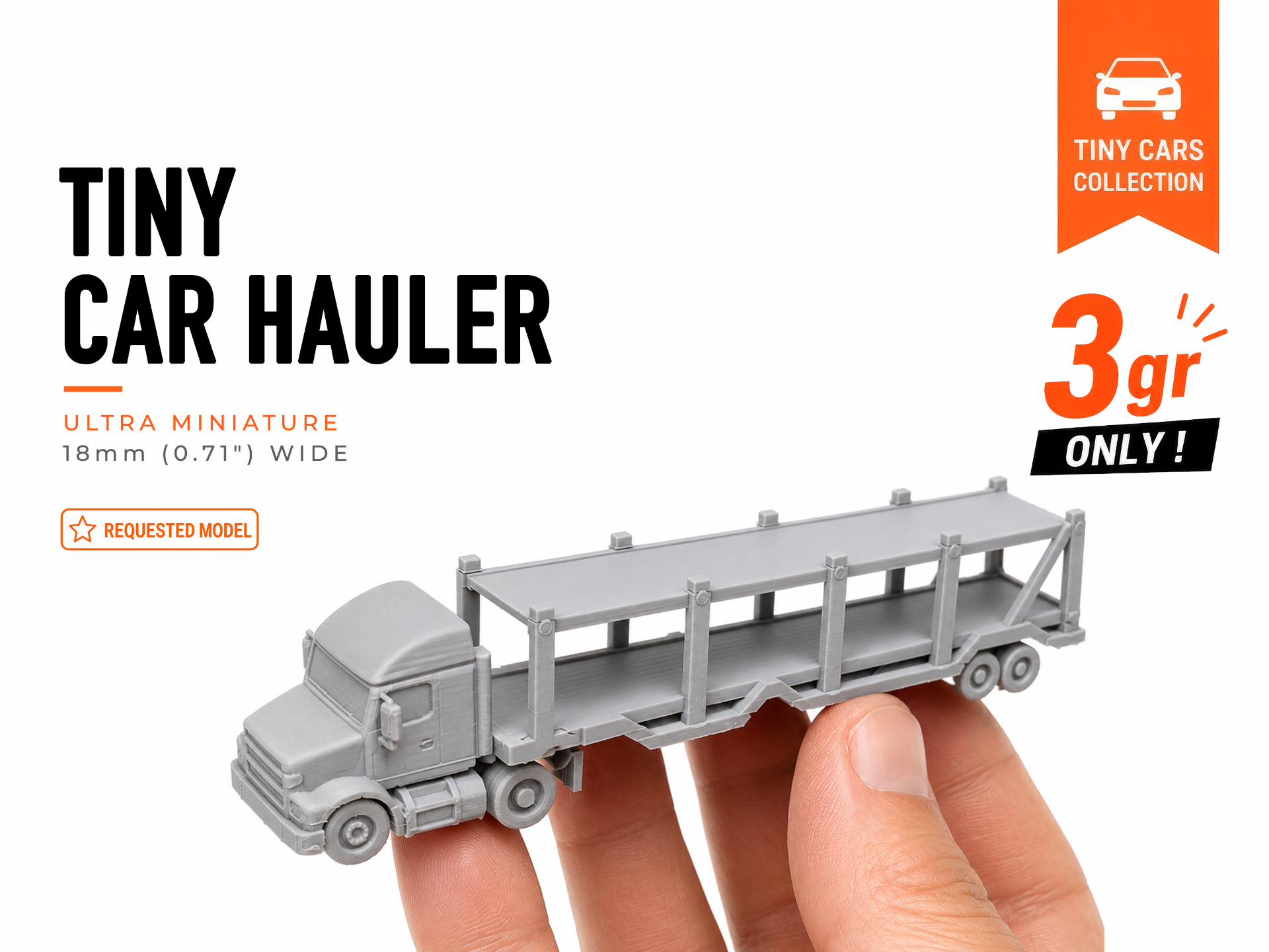 Tiny Car Hauler - Mini Cars Series