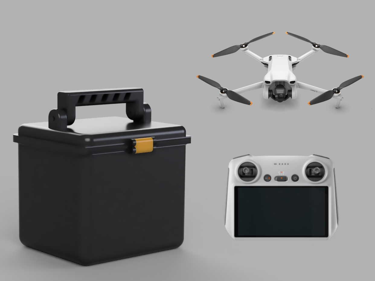 DJI Mini 3/3Pro Rugged Case Storage Version