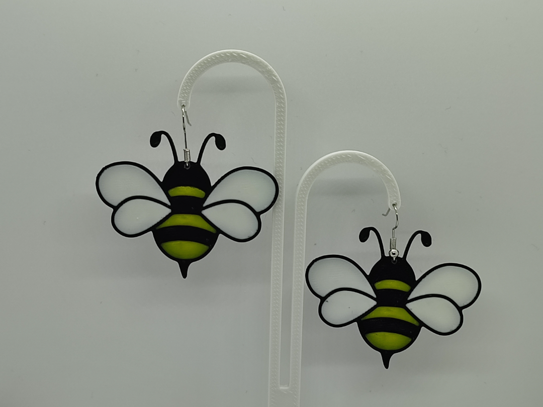 Pendientes abeja 2