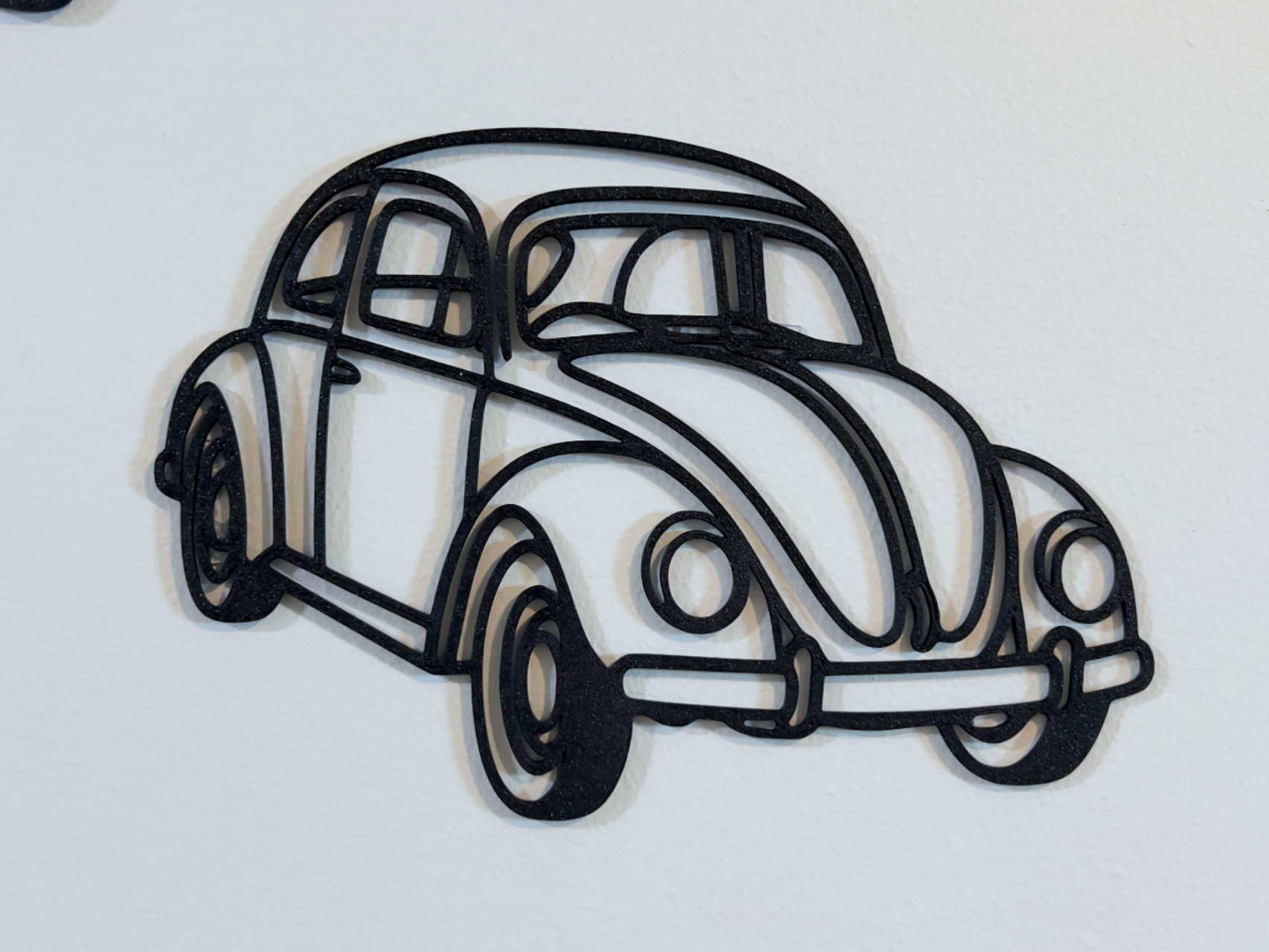 2D Wall Art of 1963 Volkswagen Beetle (LARGE)