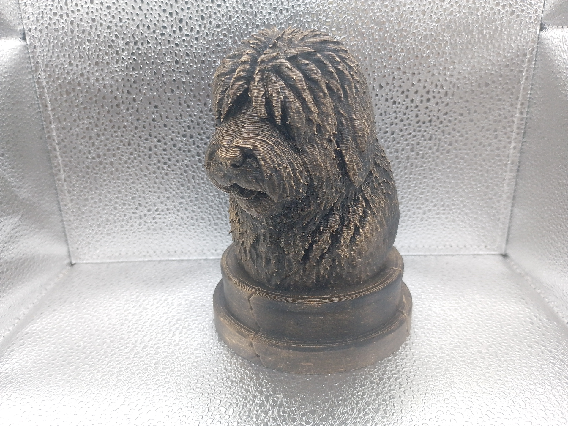 Old English Sheepdog Bust