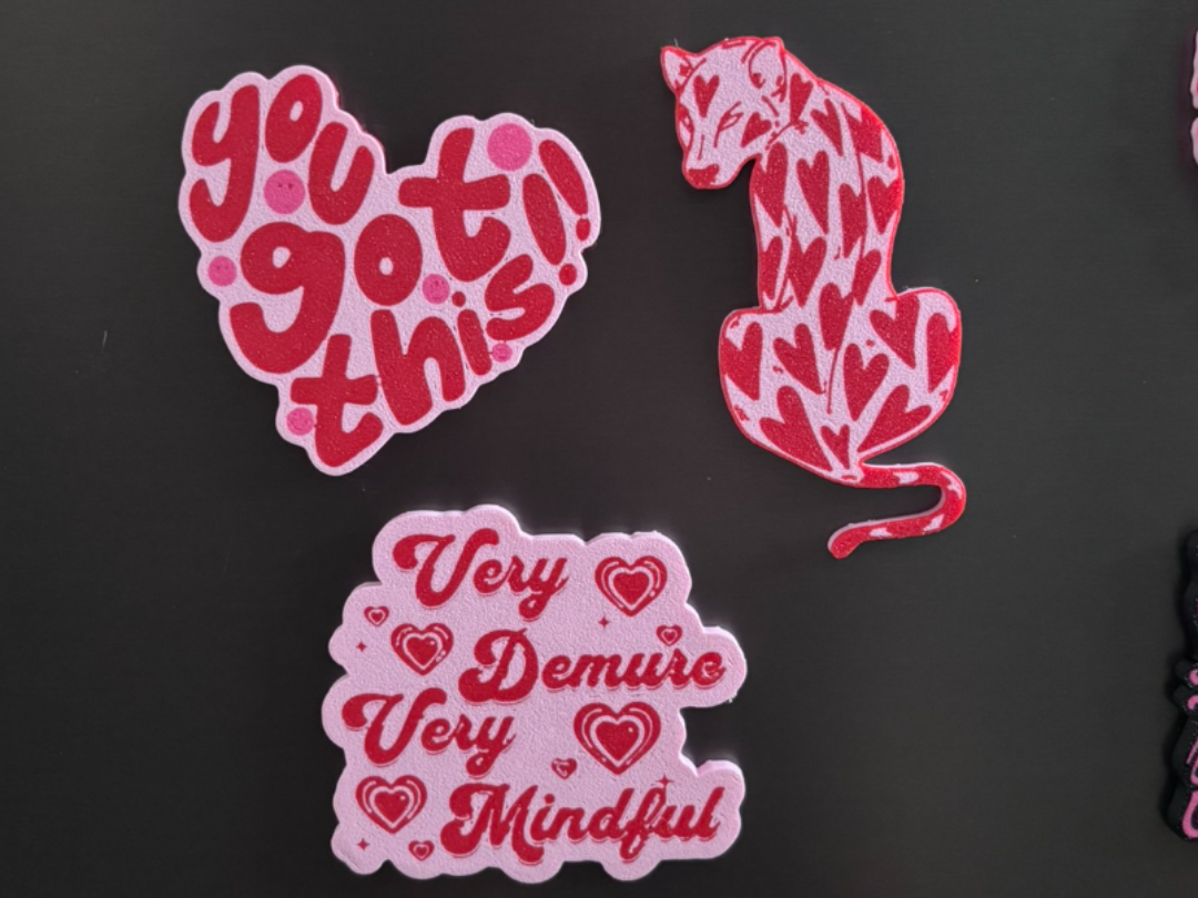 Girly slogan Magnets