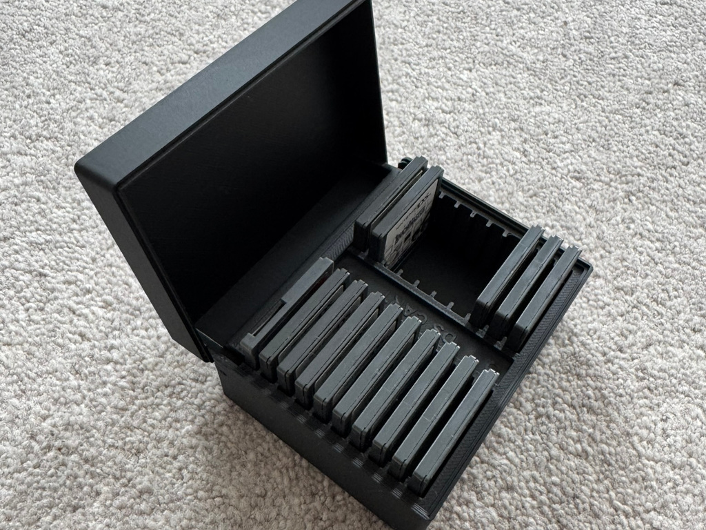 Nintendo DS Cart Storage Box x20 with Hinged Lid