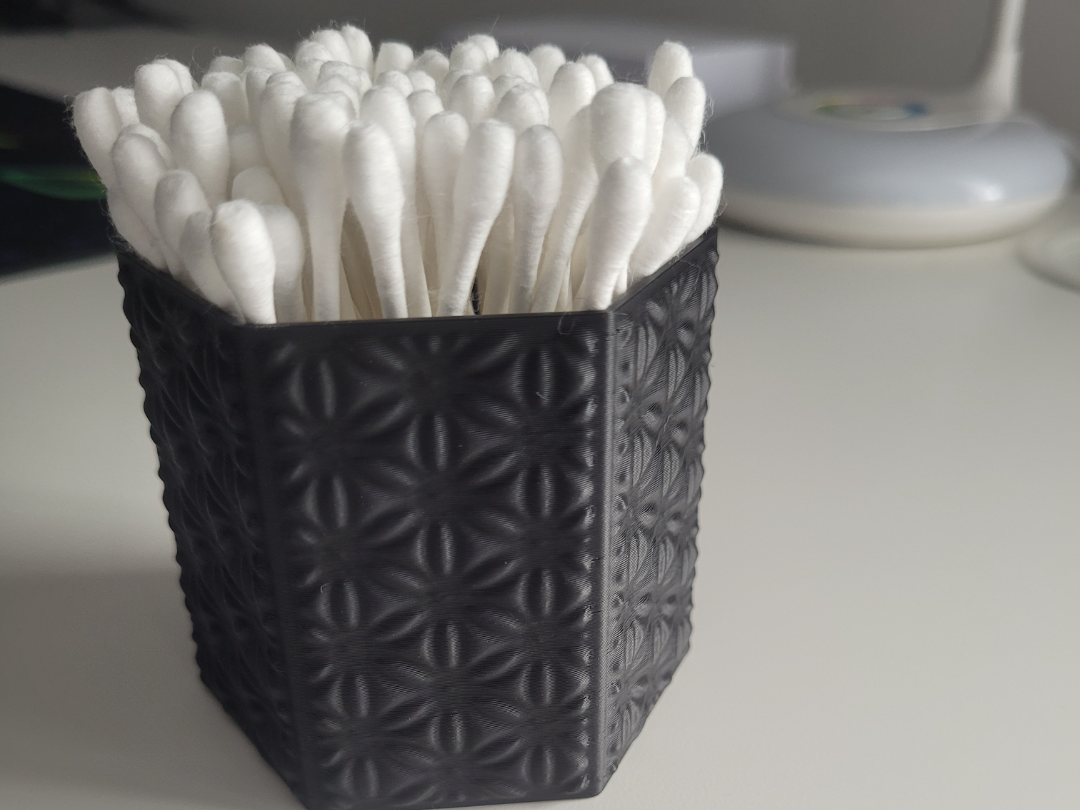 Pot pour coton tige