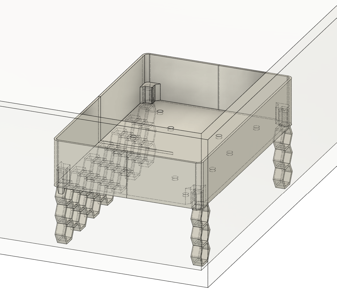 Raised bed flat aquarium planter