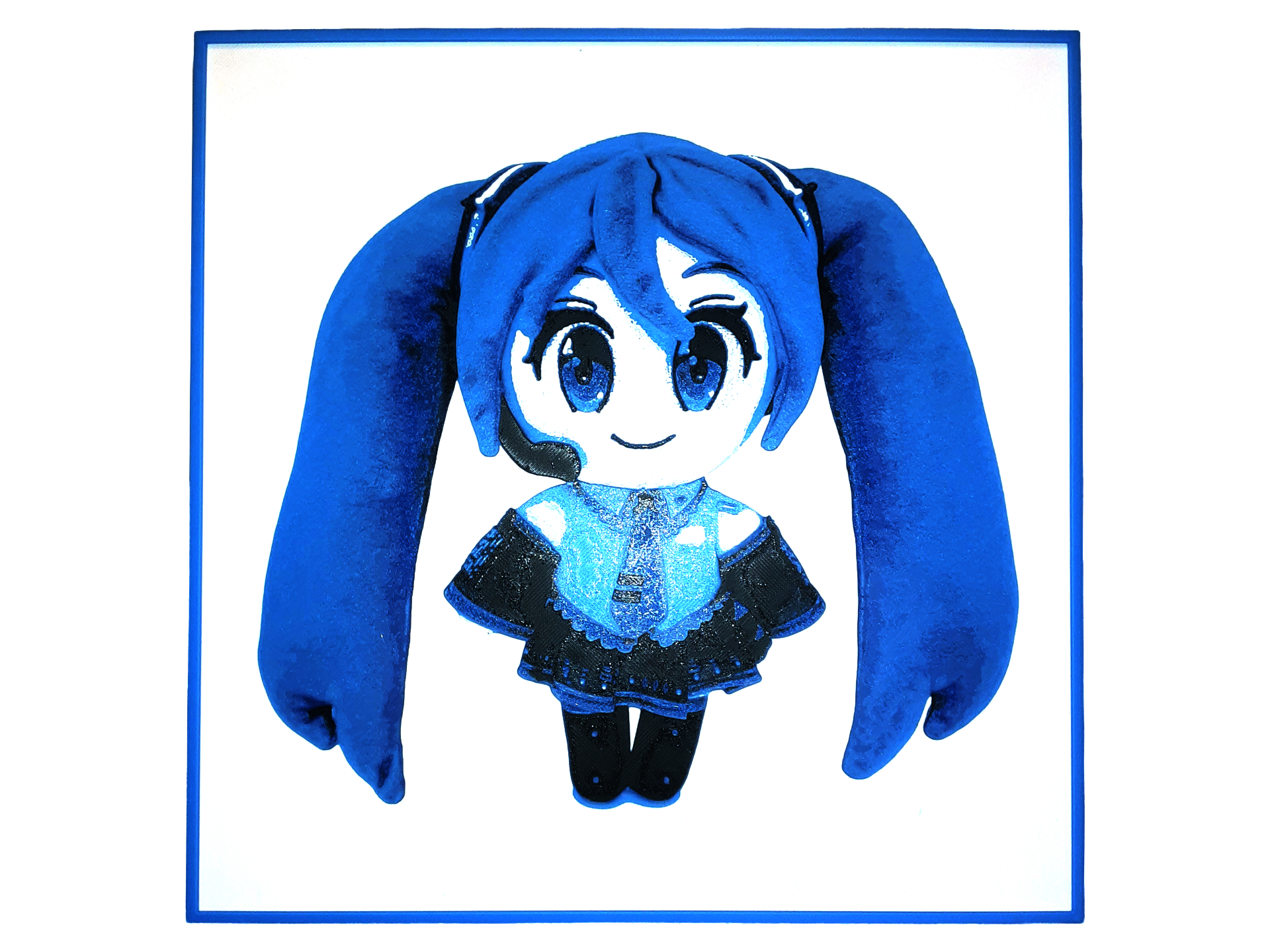 Hatsune Miku Hueforge Vocaloid Chibi Plush Blue