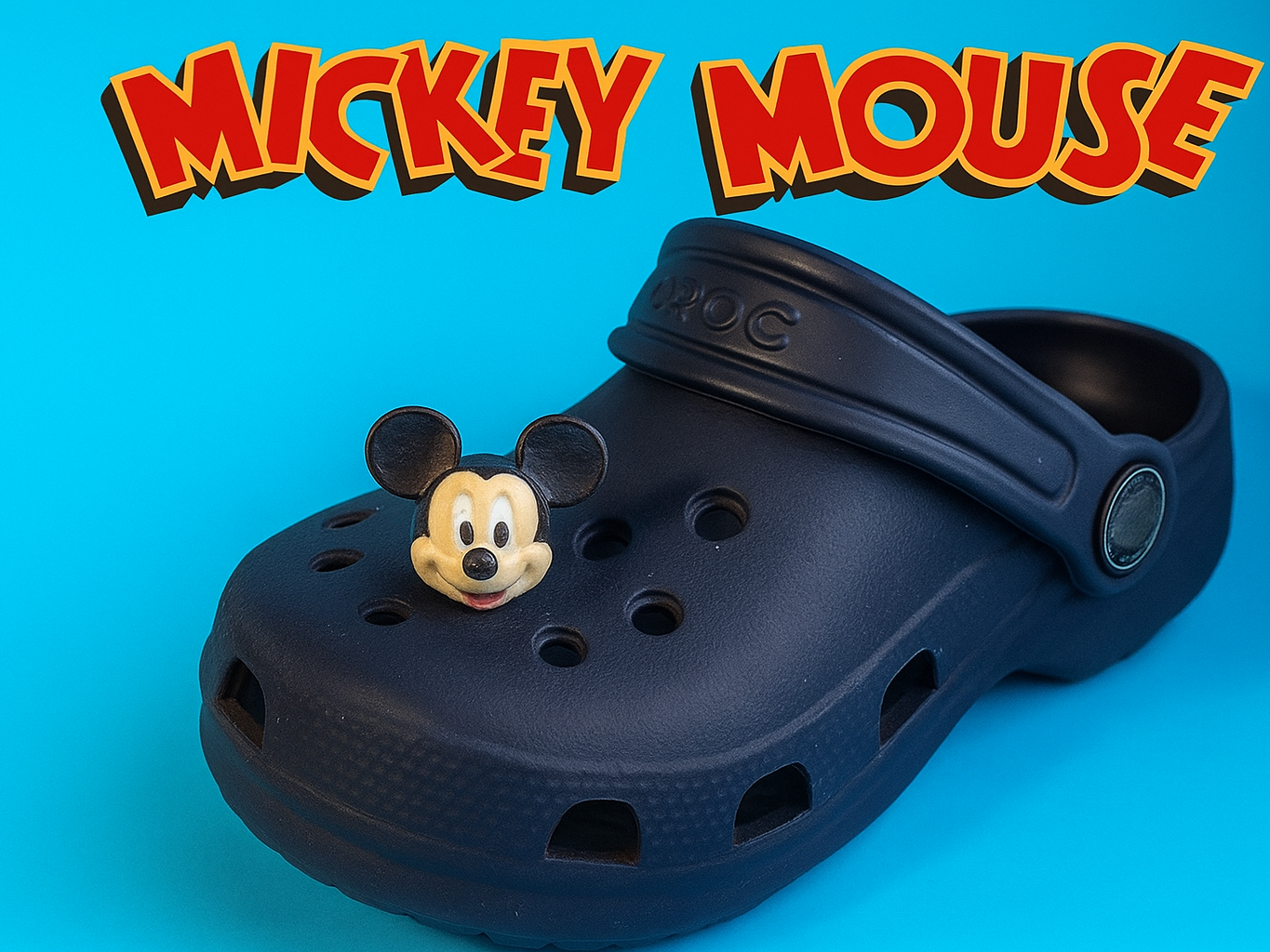Mickey Mouse croc charm