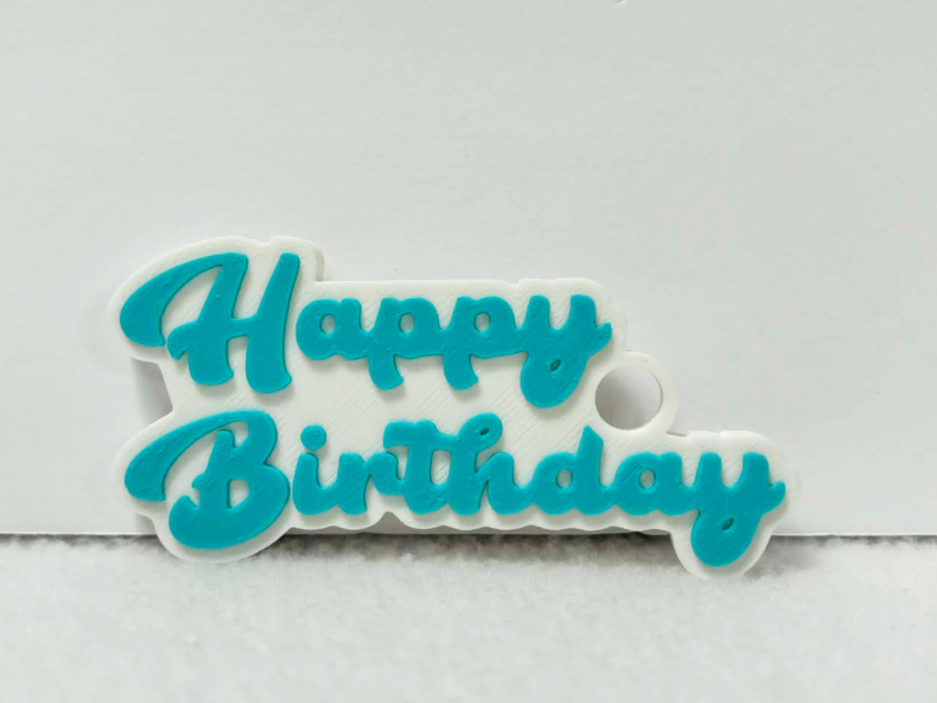 Happy birthday bag tag