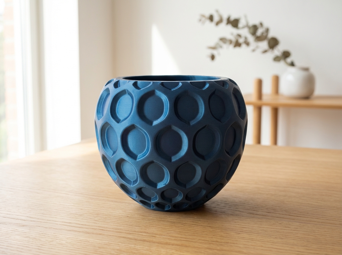 Oculia Vase – Geometric Honeycomb Home Decor