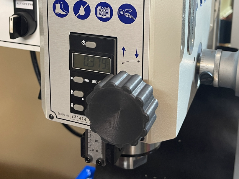 PM 728 VT Quill Fine Feed Knob