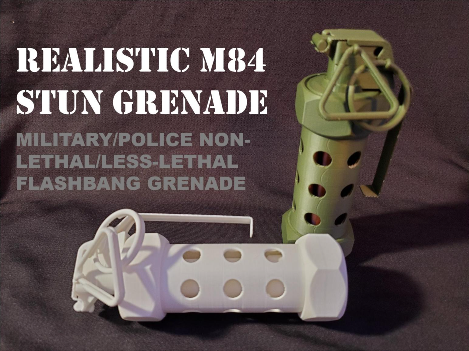 Realistic M84 Flashbang Grenade