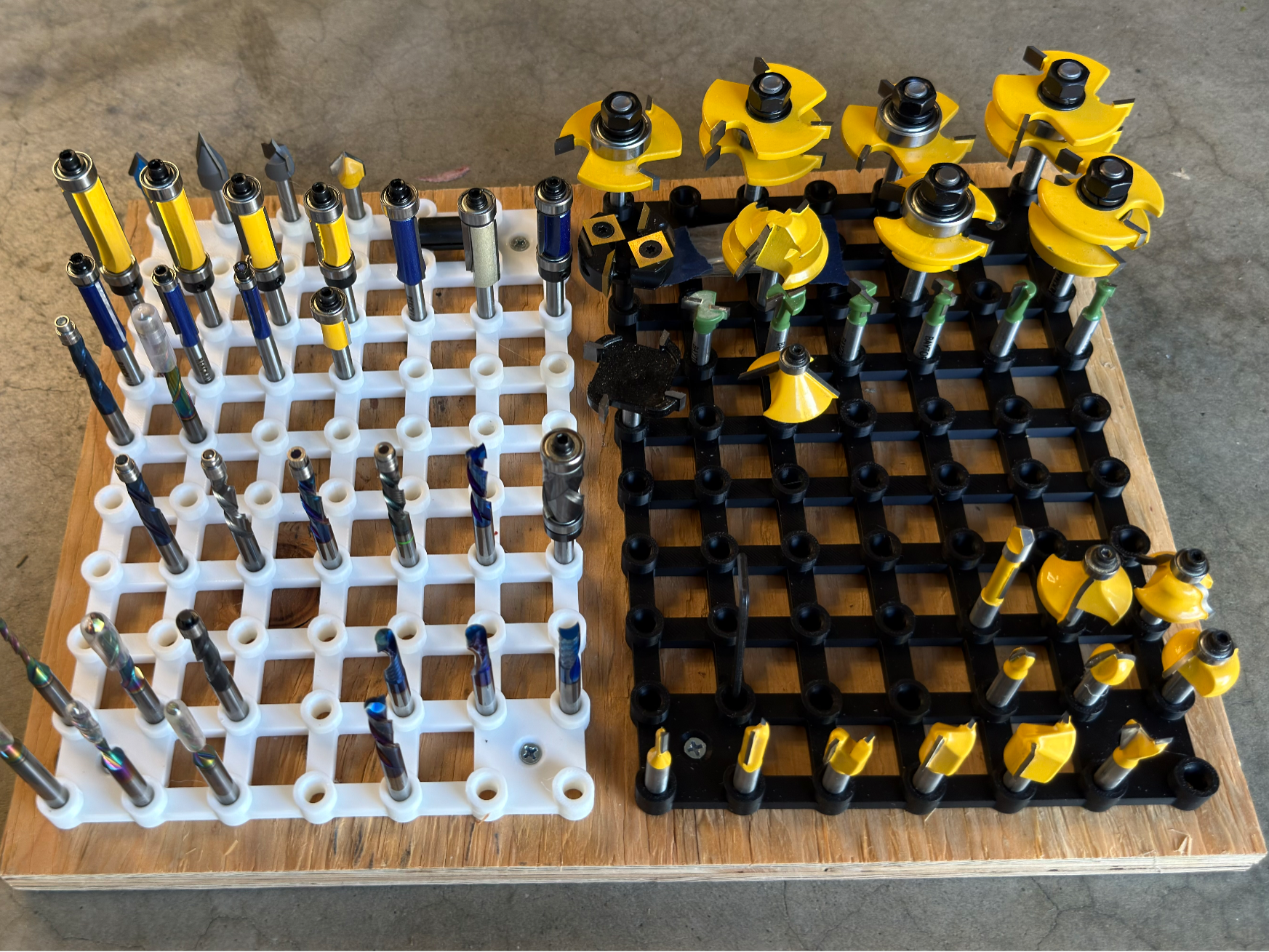 UPDATED!  Router Bit Storage - Holds up to 70 bits