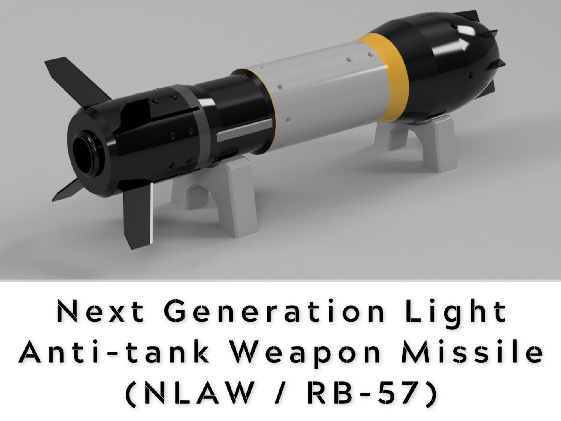 NLAW Missile Model - Saab Bofors Dynamics NLAW