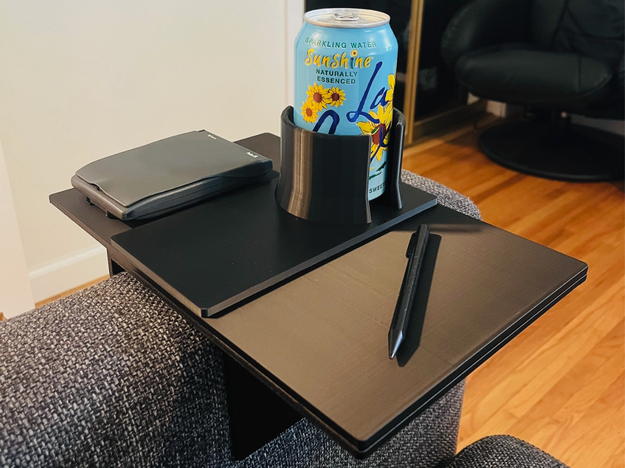 Couch Armrest with Cupholder
