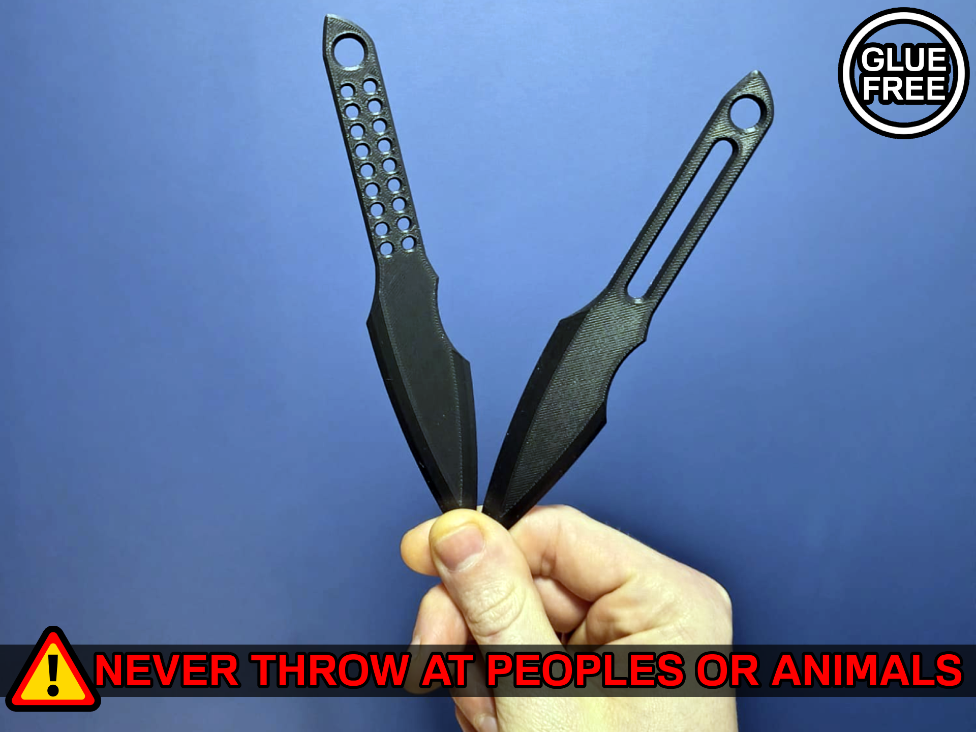 180mm balanced throwing knife - Two variants