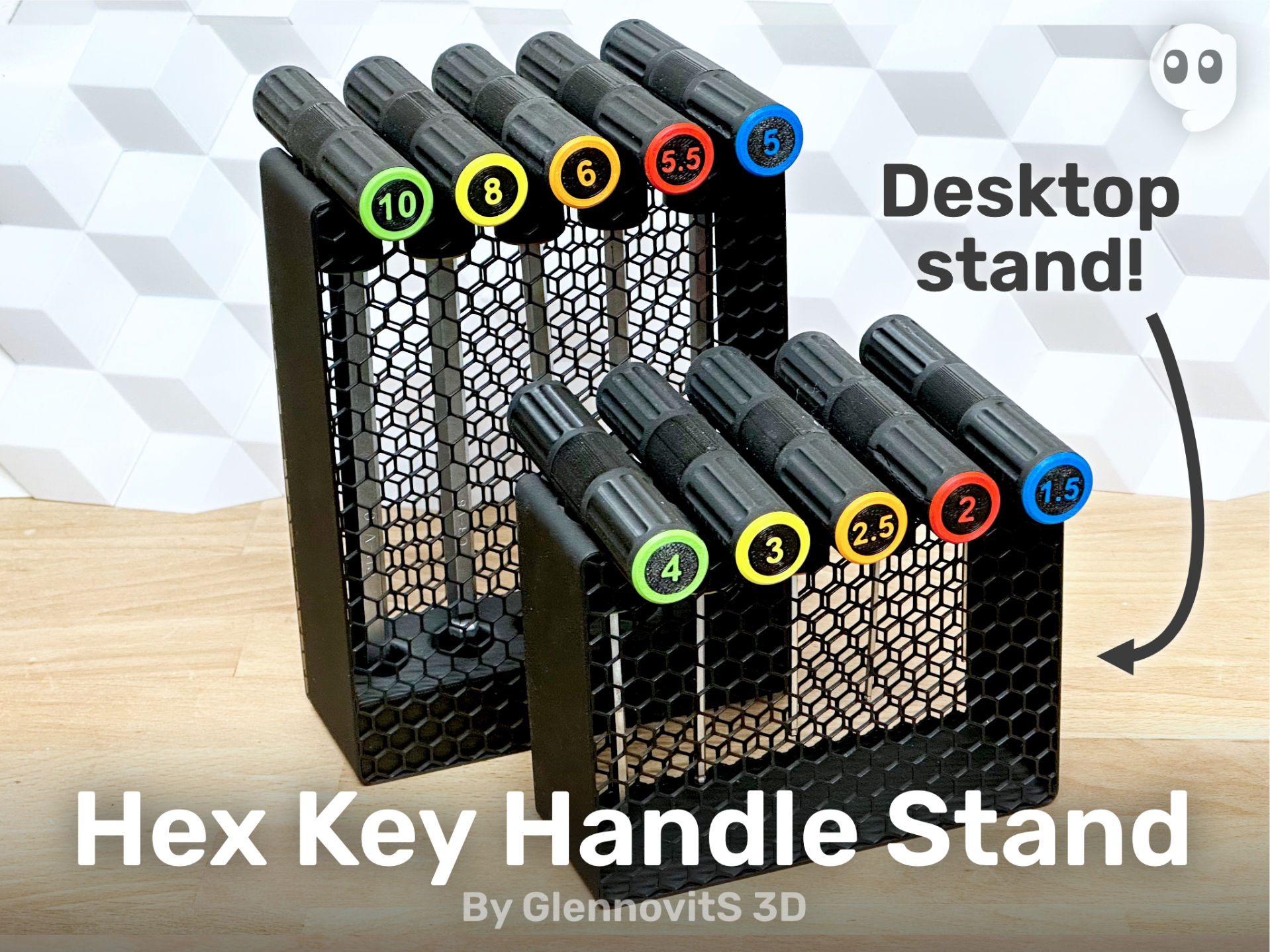 Hex-key T-Handle Stand (simple, multiple sizes)