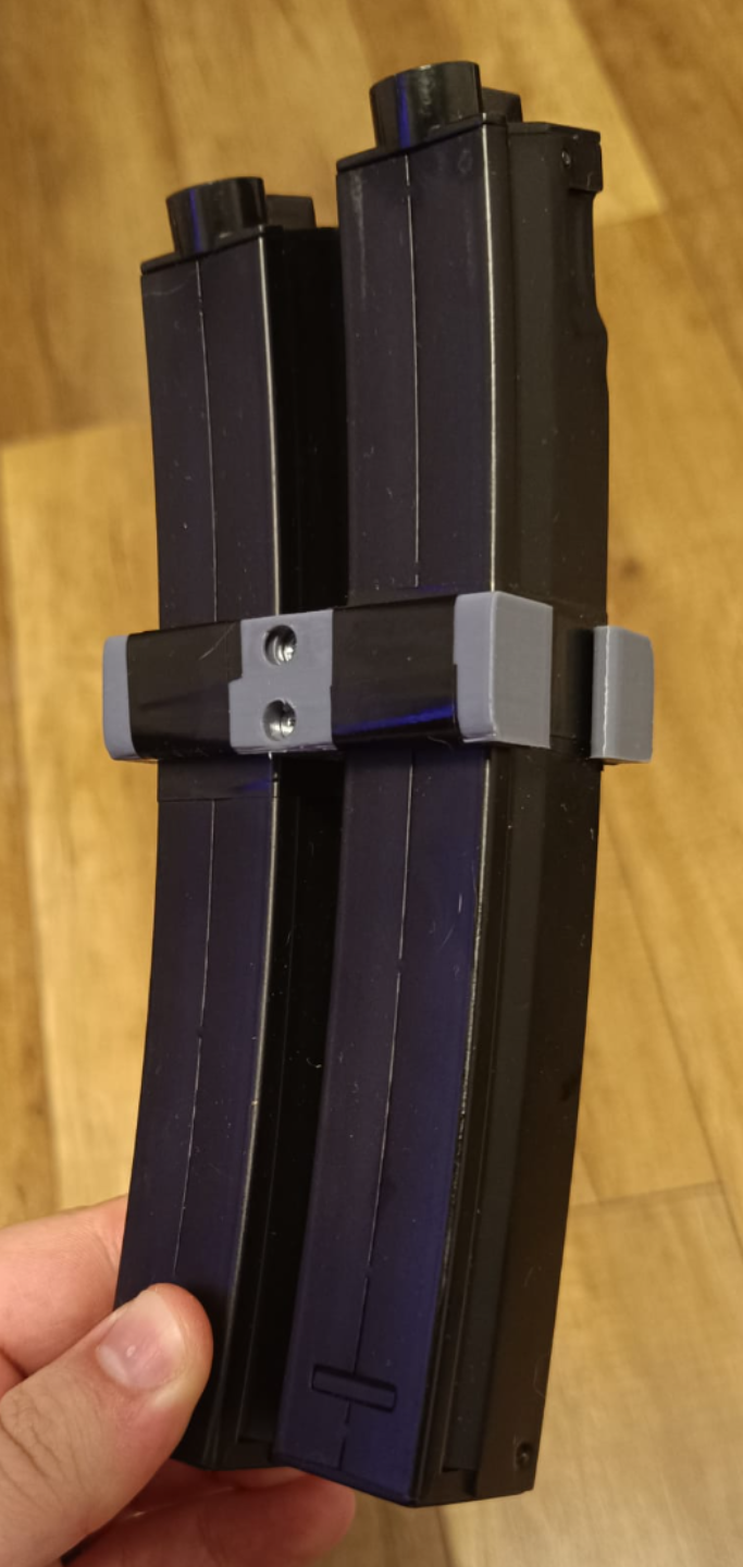 Airsoft MP5 Magazine Coupler(2 M3 screws required)