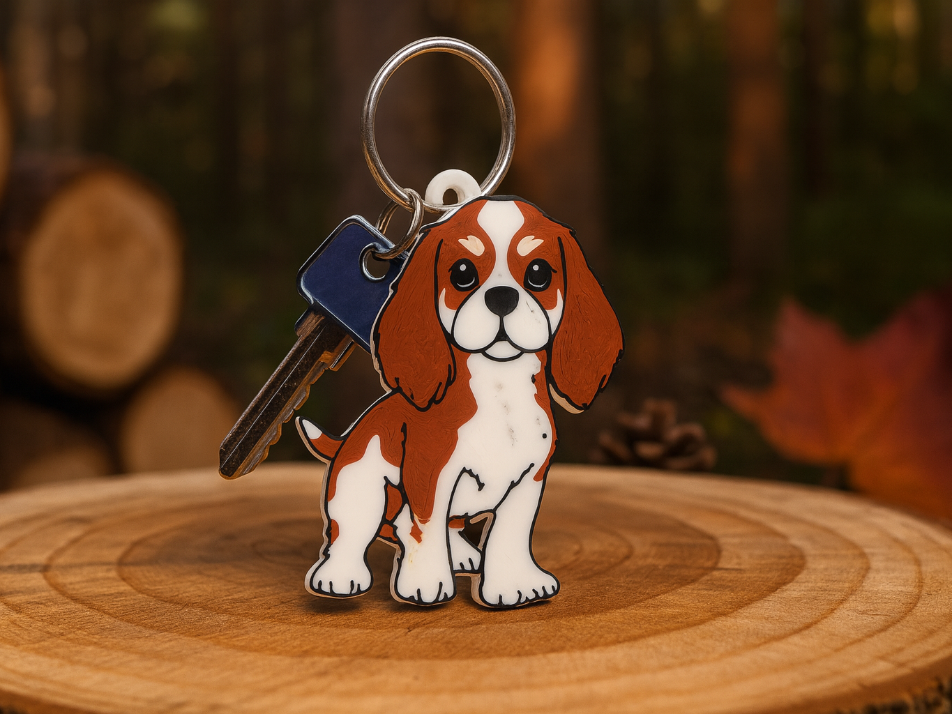 Cavalier King Charm on Your Keys!