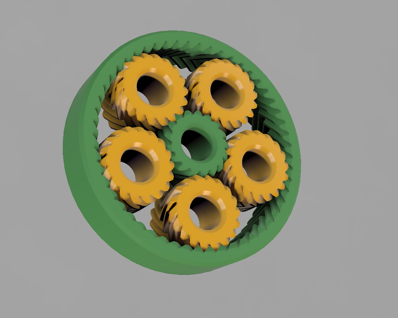 Planetary gear spinner mini