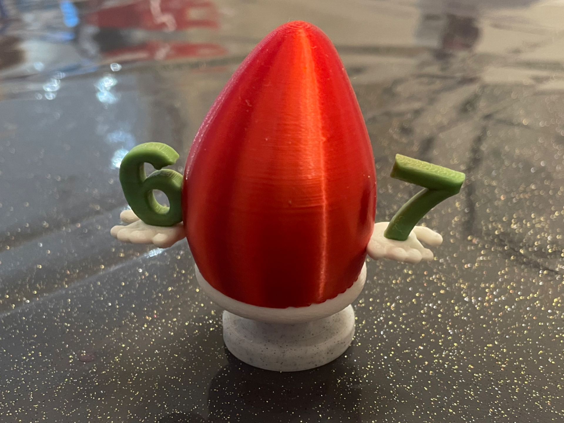 SIX-SEVEN Santa Hat Bobble Head