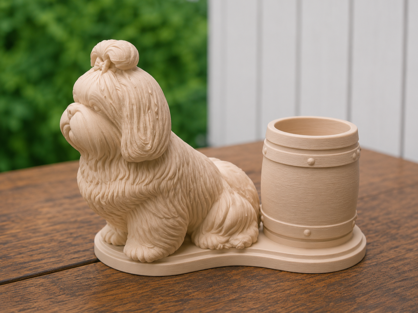 Shih Tzu Pen Holder – 3D Printable Desk Organizer