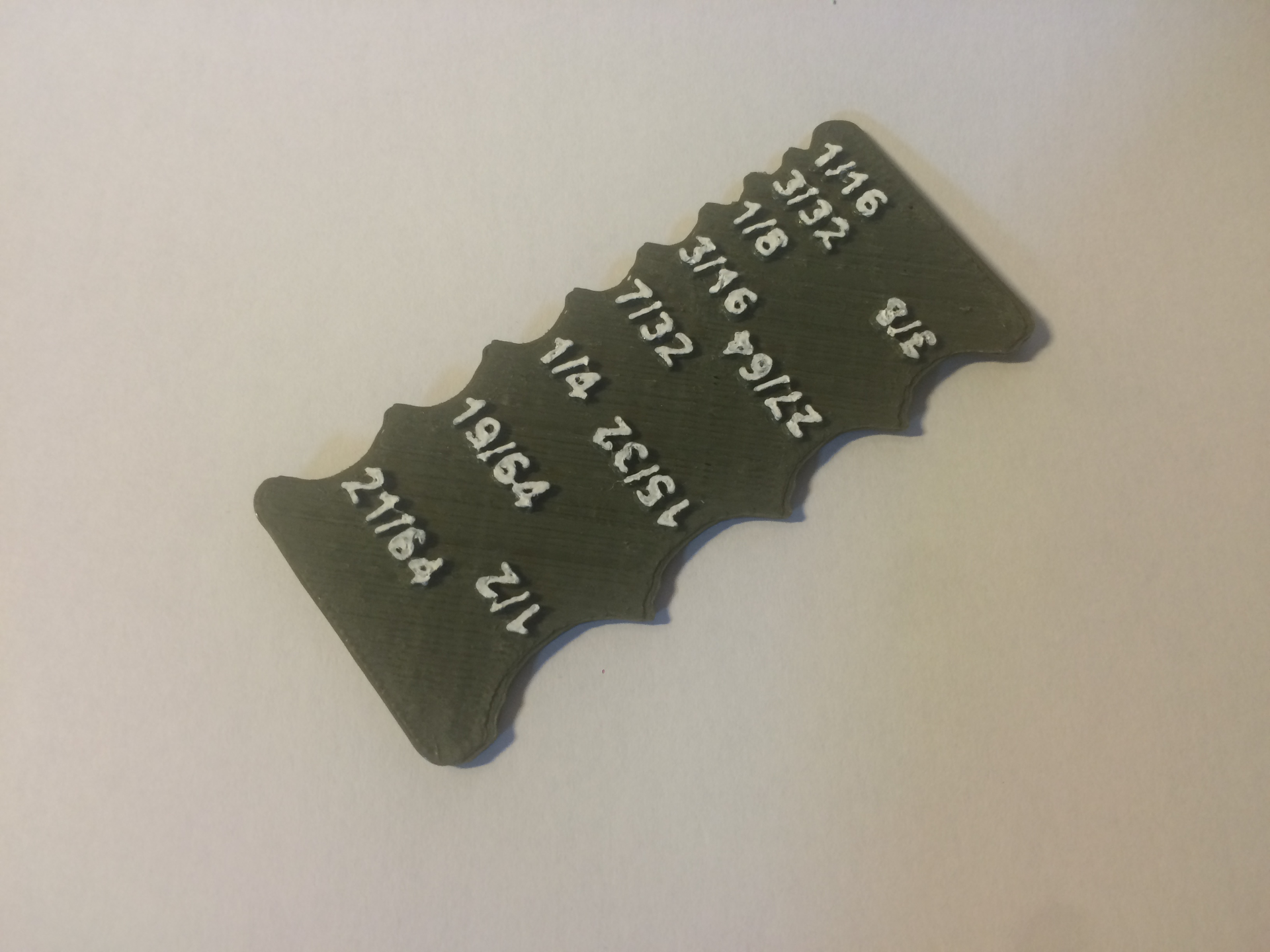 Fillet Gauge Inch