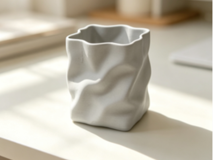 Irregular pen holder