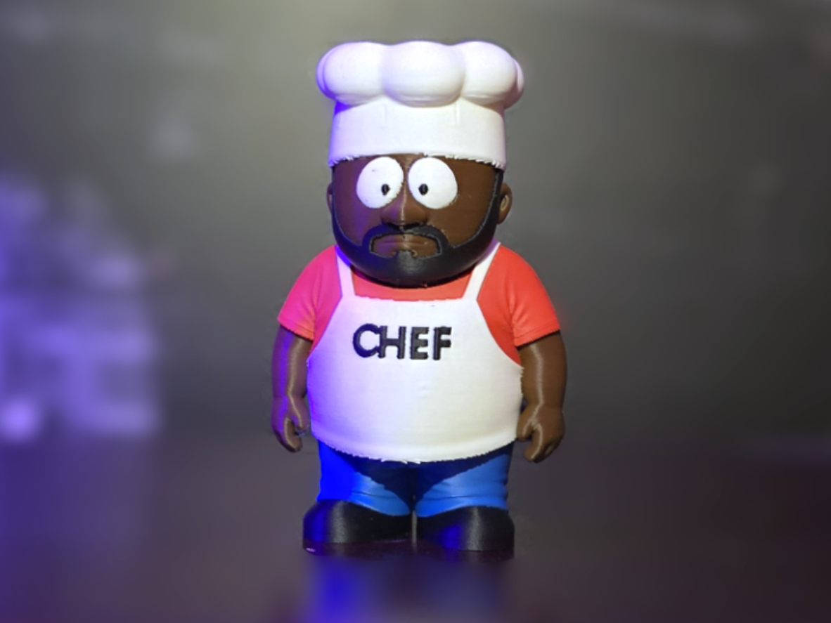 Jerome "Chef" McElroy Jr. (south park) figurine