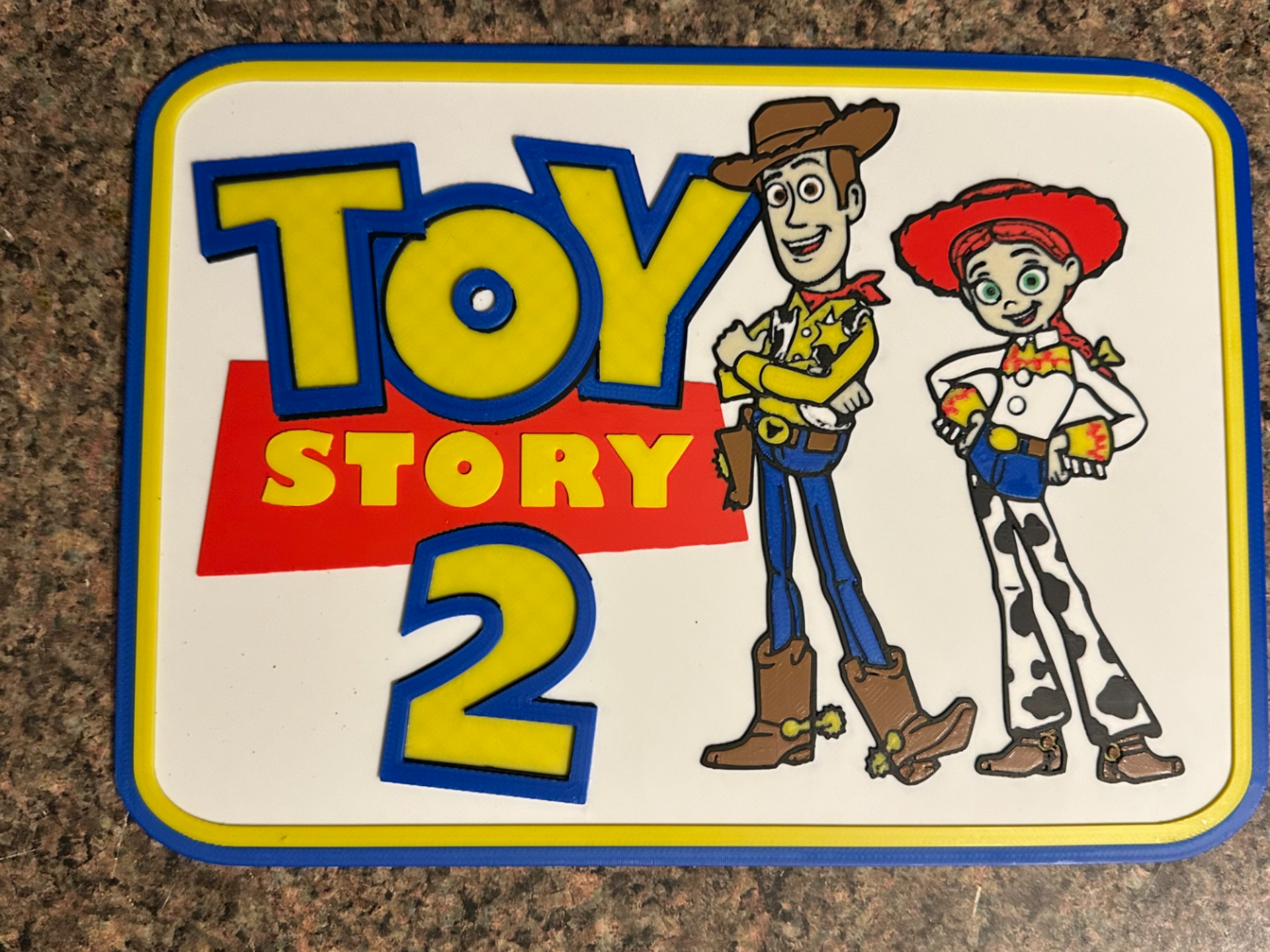 Toy Story 2 Oversized Wall Art- Woody & Jesse
