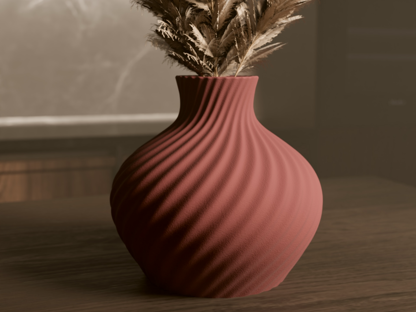Swirl - A Modern Twisted Vase