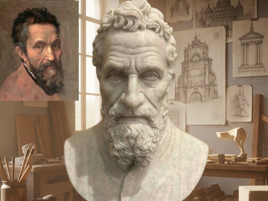 Michelangelo di Lodovico Buonarroti Simoni – Bust