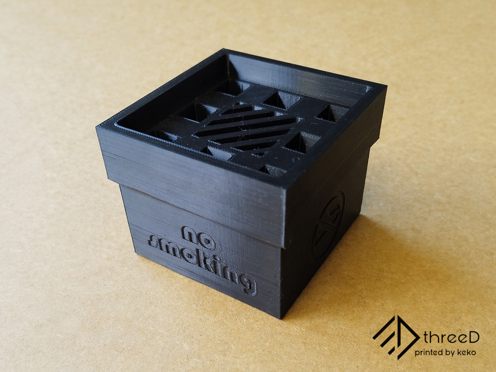 No Smoking Ashtray | Desk & Outdoor Ash Holder