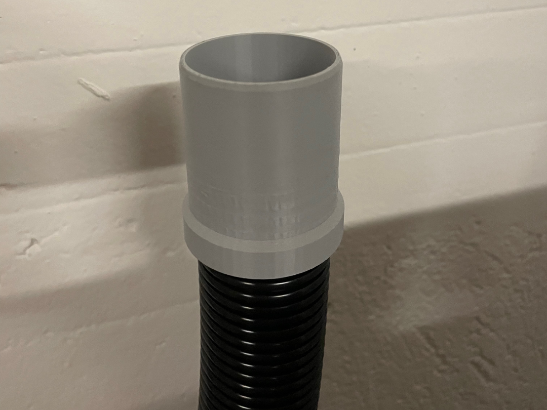 Adattatore aspirazione polvere DN50 - tubo spirale
