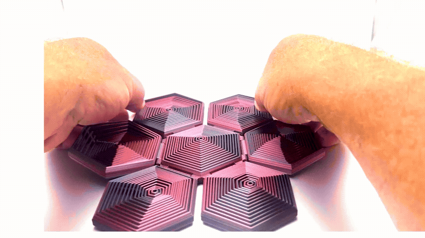 Arrayed Hex Twist Fidget!!