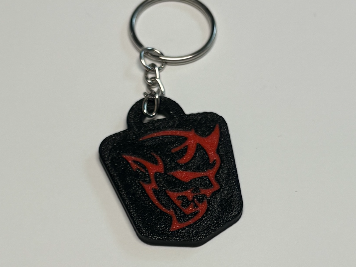 Dodge Demon Keychain