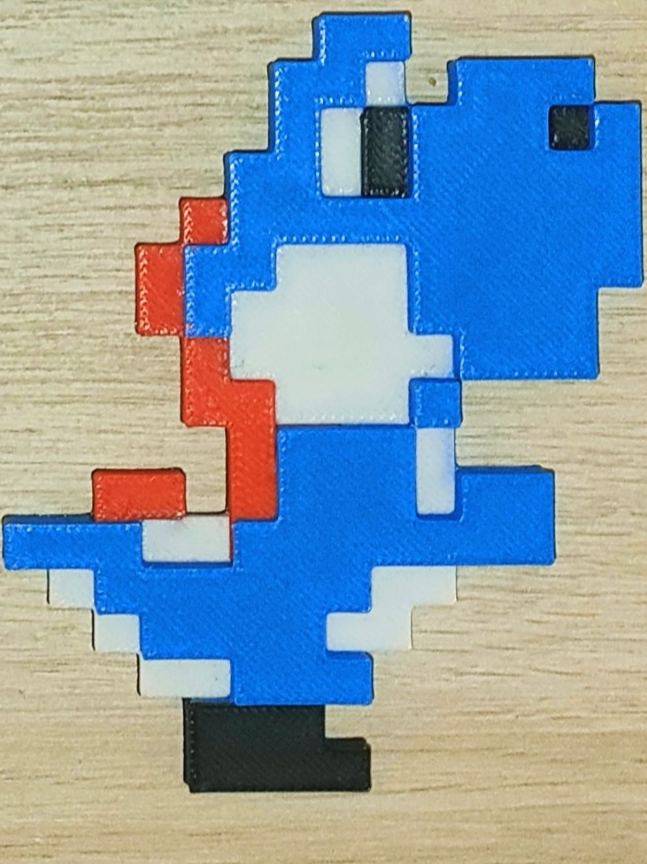 Llavero Yoshi PixelArt |Yoshi PixelArt Keychain