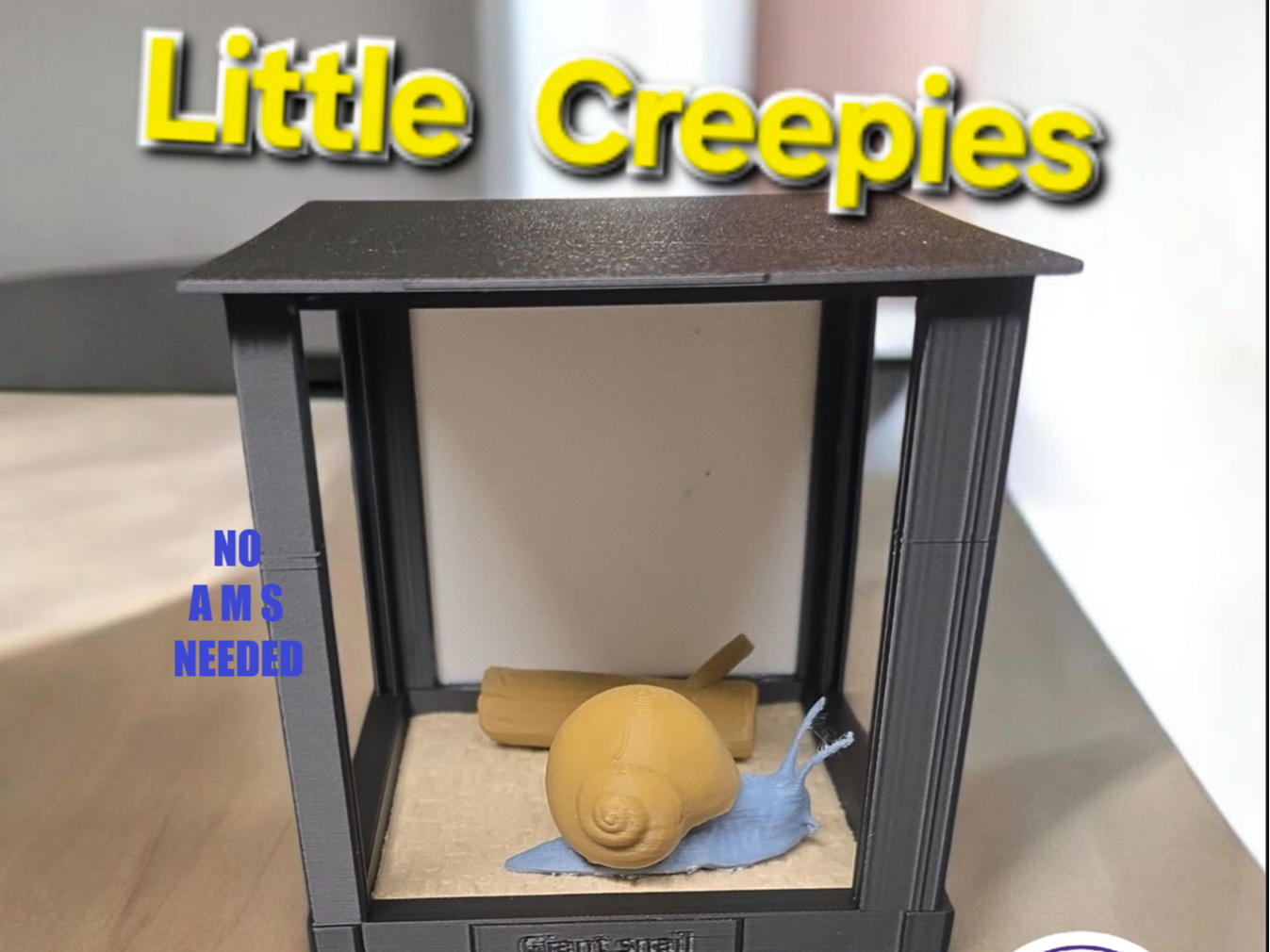 GIANT SNAIL AND VIV FROM LITTLE CREEPIES NO AMS