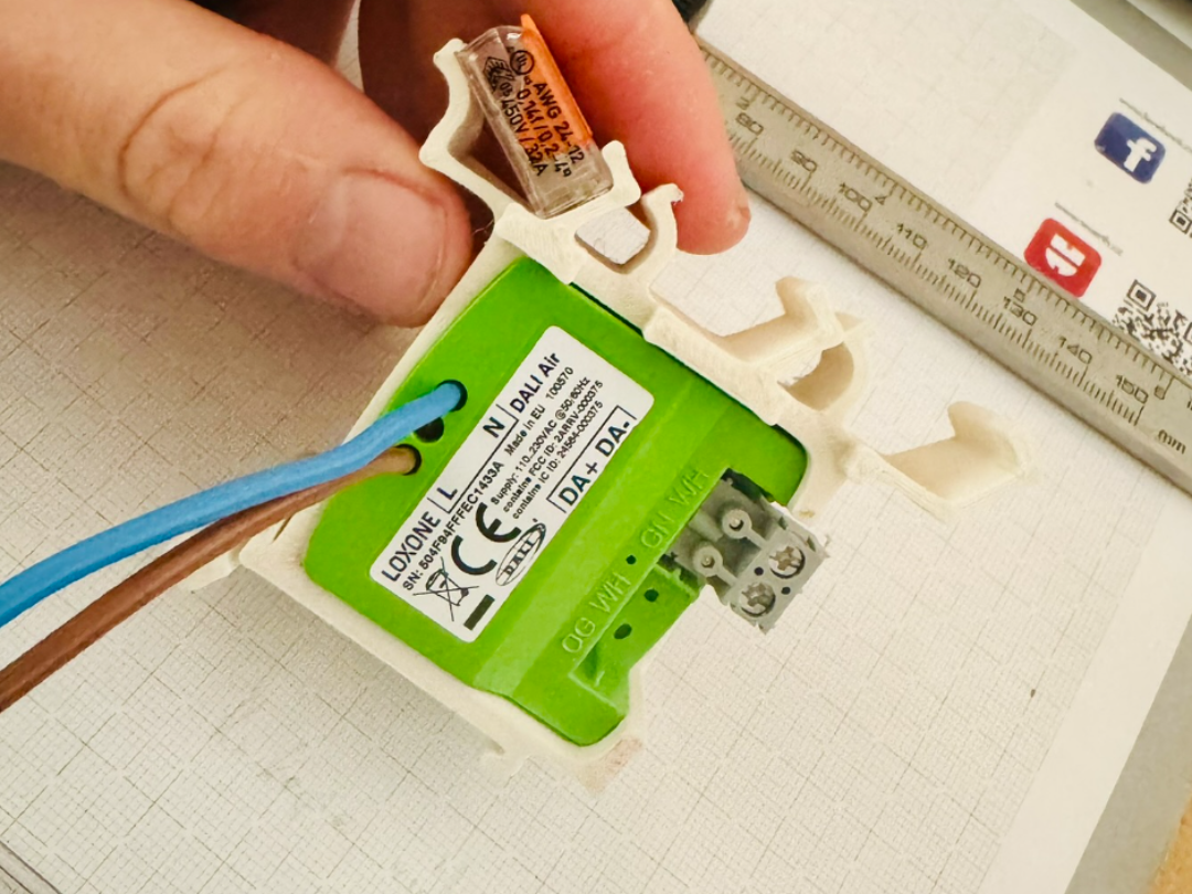 Holder for Loxone DALI