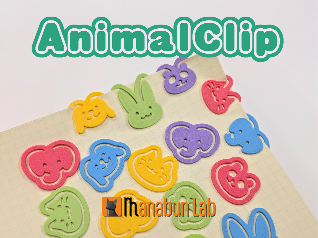Kawaii Animal Paper Clips