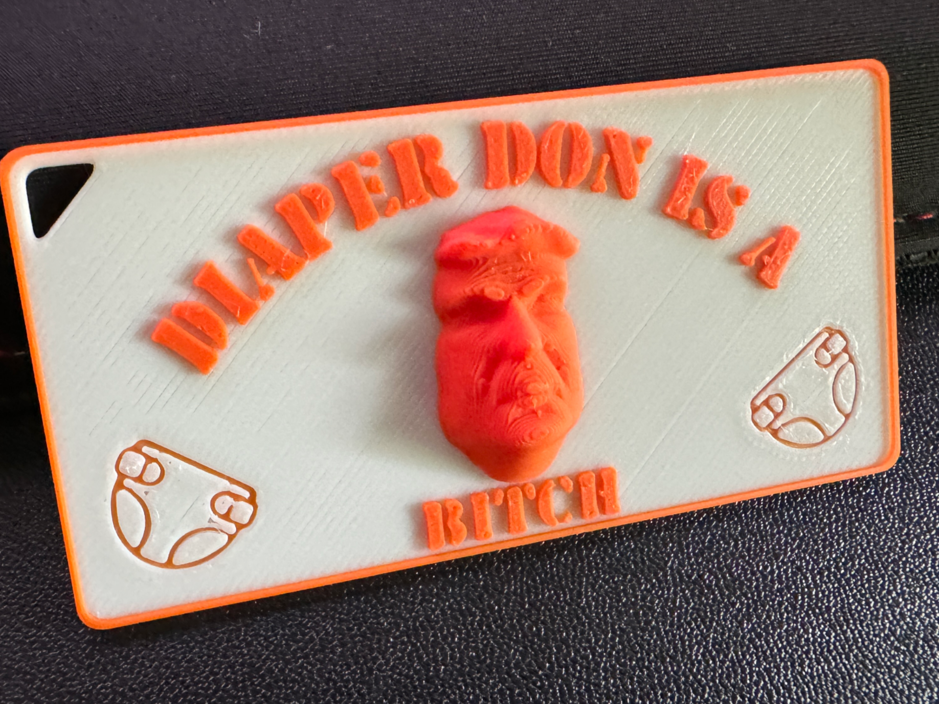 Diaper Don Keychain