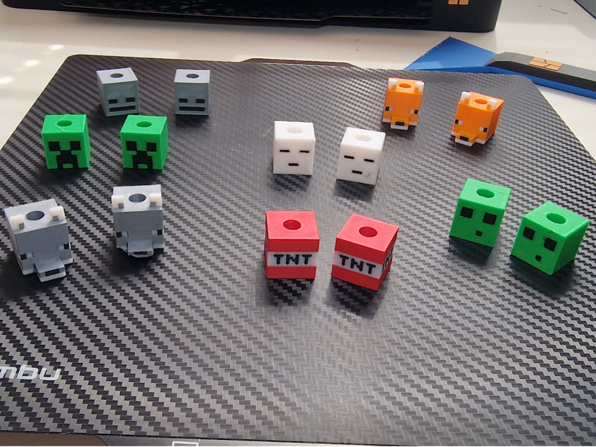 Hoody Kordelstoper Minecraft (diverse, magnetisch)
