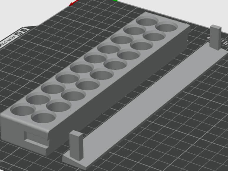 Stifthalter mit 16mm Löchern 20x