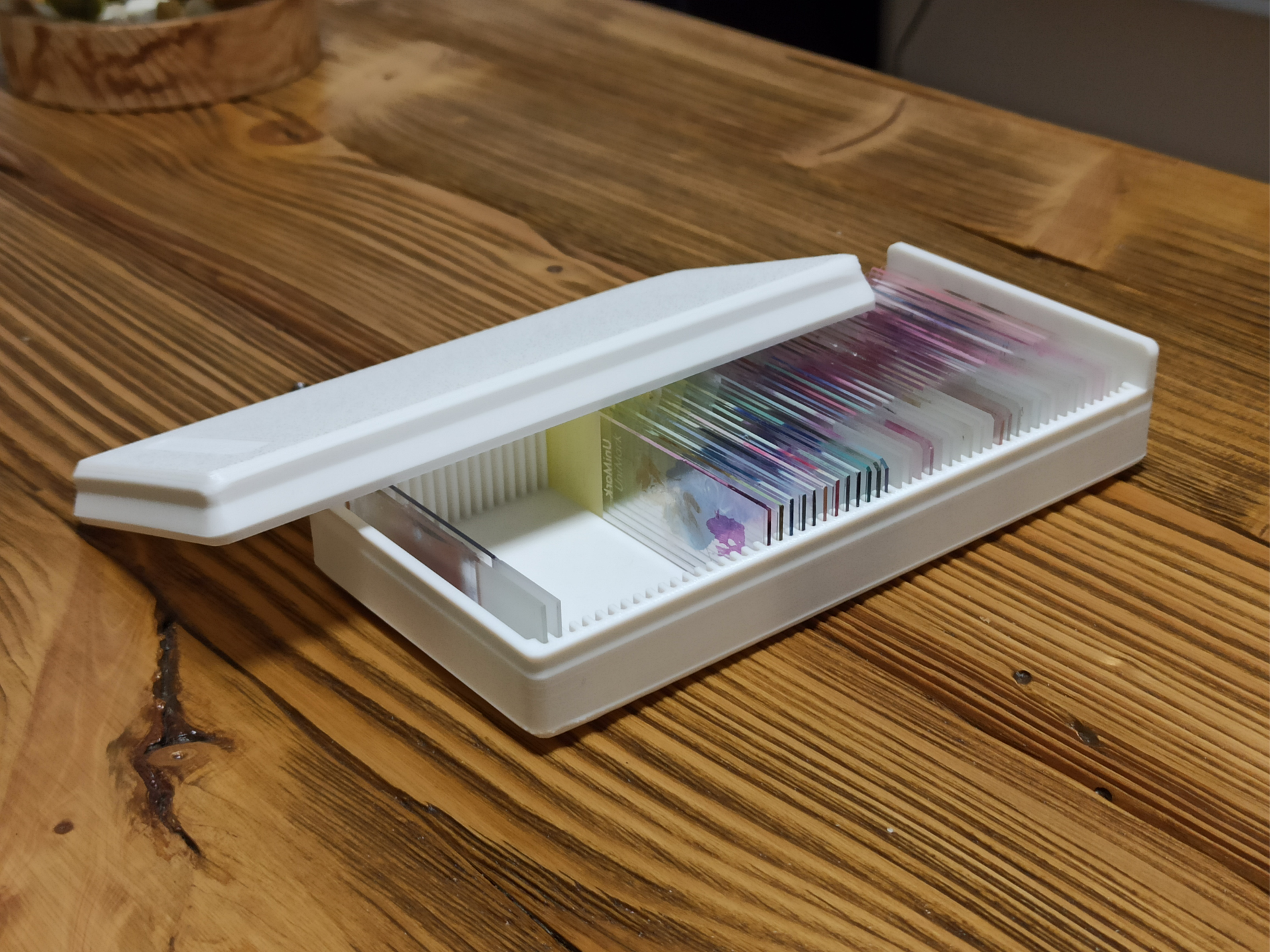 Slide box - box for microscope slides
