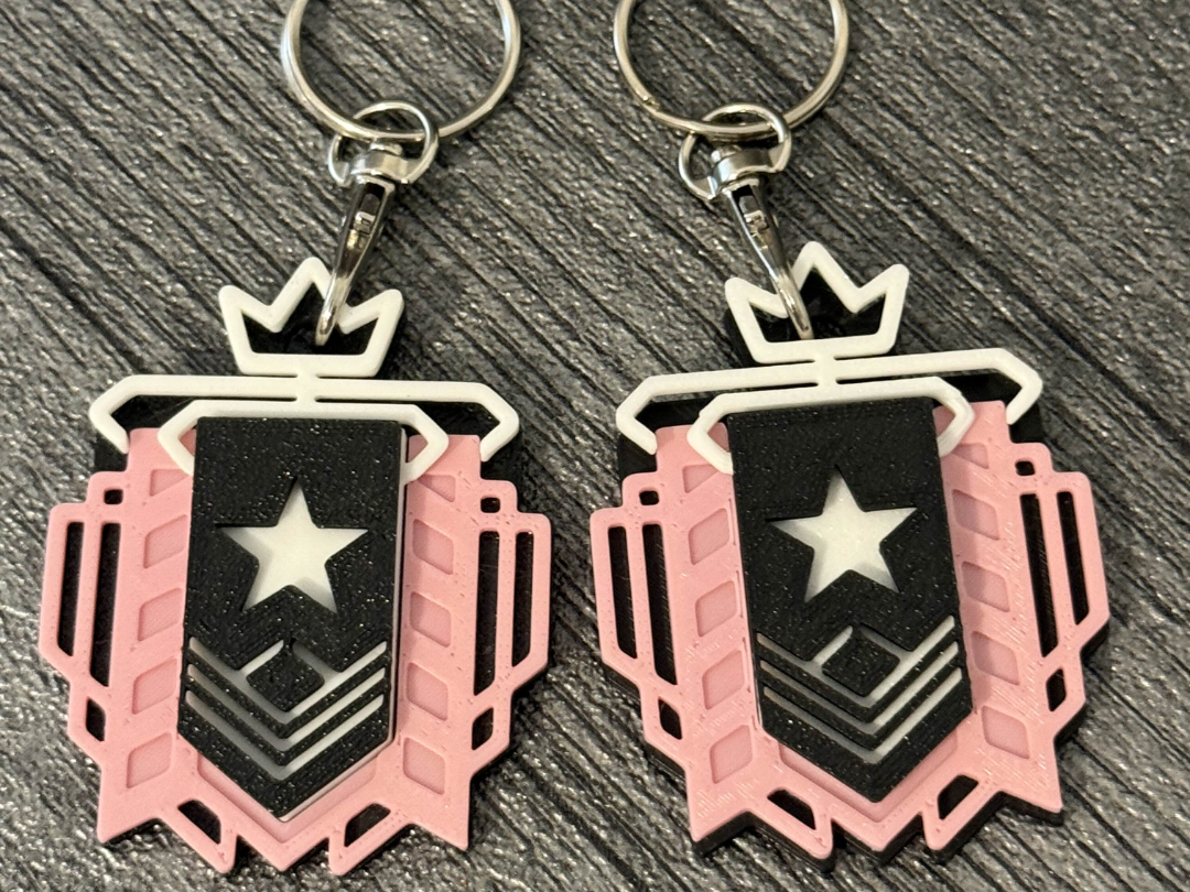 rainbow six siege champion charm / keychain