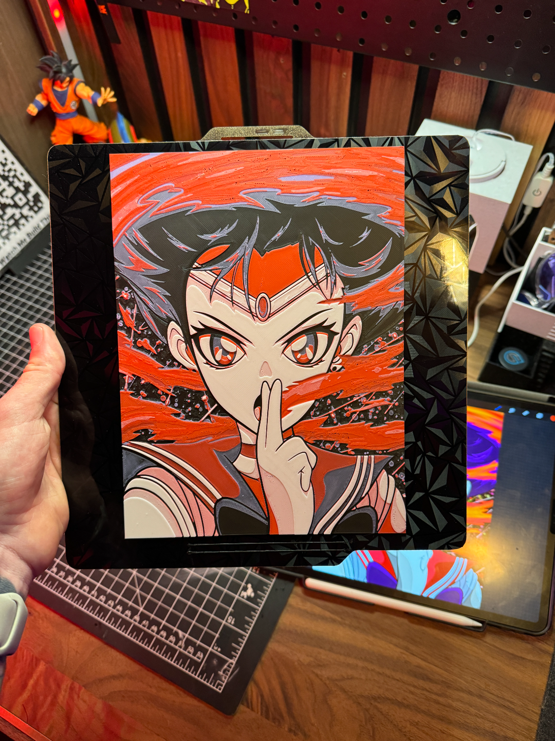 Sailor Mars Original Art Hue Forge