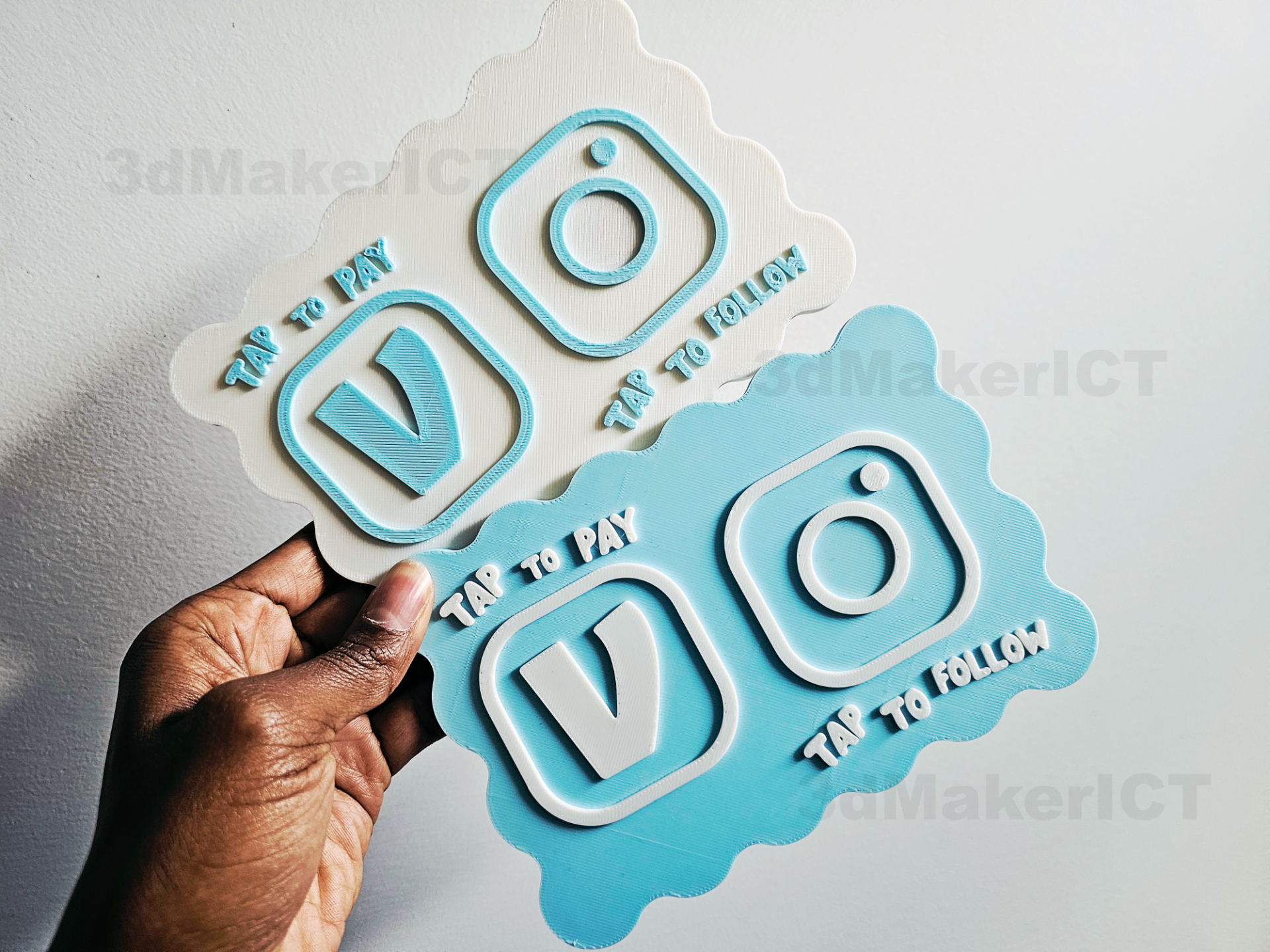 NFC Enabled Venmo Instagram Small Business Sign